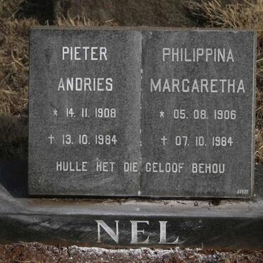 NEL Pieter Andries 1908-1984 & Philippina Margaretha 1906-1984