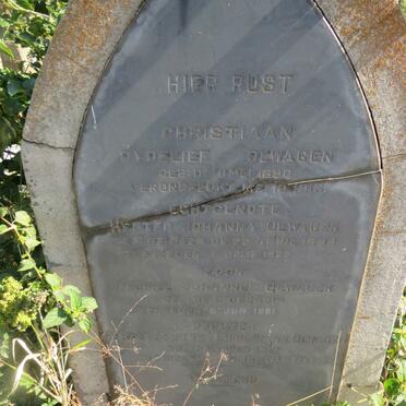 OLWAGEN Christiaan Dydelief 1890-1918 & Hester Johanna DE BEER 1892-1962 :: OLWAGEN Michael Johannes 1914-1991 :: OLWAGEN Hester Johanna Christiaan nee VAN RENSBURG 1917-1962_1