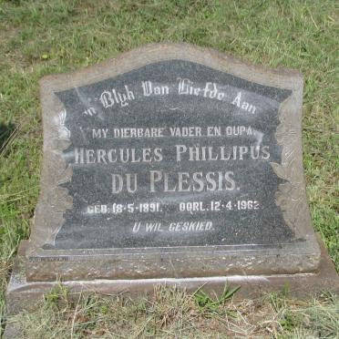 PLESSIS Hercules Phillipus, du 1891-1962