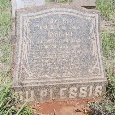 PLESSIS Gysbert, du 1922-1948