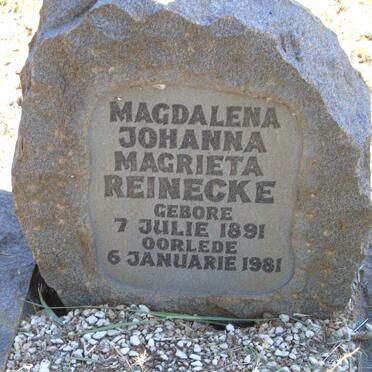 REINECKE Magdalena Johanna Magrieta 1891-1981