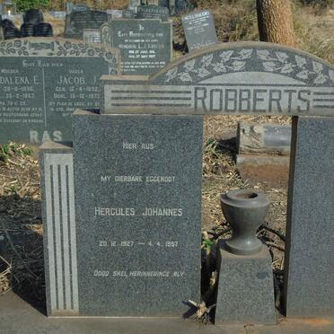 ROBBERTS Hercules Johannes 1927-1957