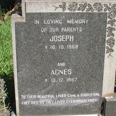 ROFAIL Joseph -1959 &amp; Agnes -1967
