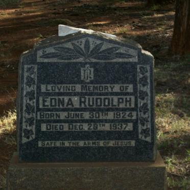 RUDOLPH Edna 1924-1937