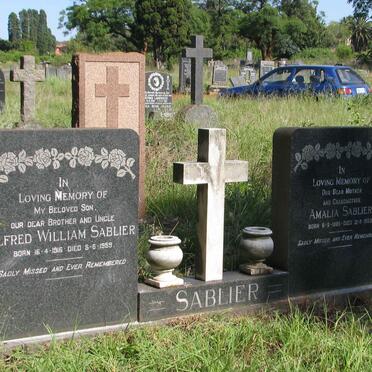 SABLIER Amalia 1885-1963 :: SABLIER Alfred William 1916-1959