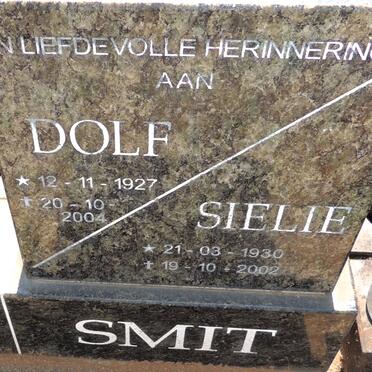 SMIT Dolf 1927-2004 & Sielie 1930-2002