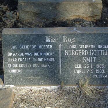 SMIT Burgerd Gottlieb 1905-1963