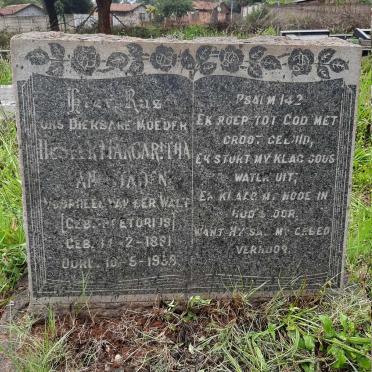 STADEN Hester Margritha, van voorheen VAN DER WALT nee PRETORIUS 1881-1958