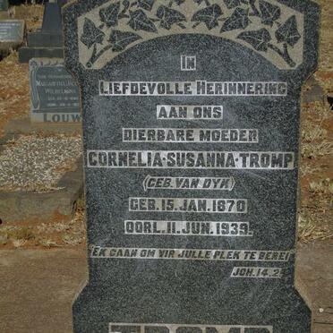 TROMP Cornelia Susanna nee VAN DYK 1870-1939