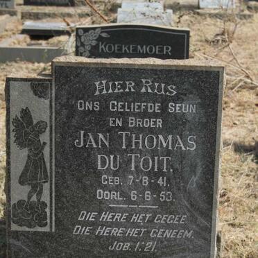 TOIT Jan Thomas, du 1941-1953