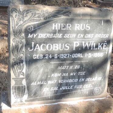 WILKE Jacobus P. 1927-1956