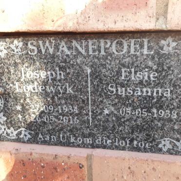 SWANEPOEL Joseph Lodewyk 1934-2016 &amp; Elsie Susanna 1938-