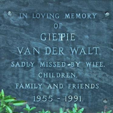 WALT Giepie, van der 1955-1991