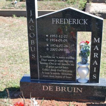 BRUIN Jacobus, de 1952-1974 :: MARAIS Frederick 1974-2007