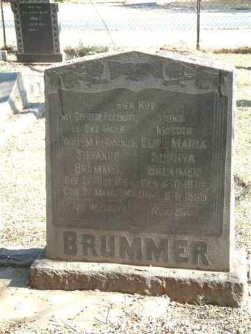 BRUMMER Willem Hermanus Stefanus & Elsie Maria Sophya
