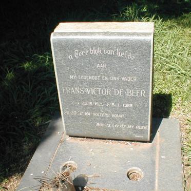 BEER Frans Victor, de 1925-1969