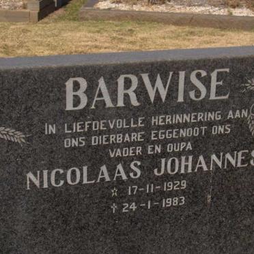 BARWISE Nicolaas Johannes 1929-1983