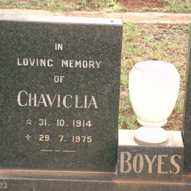BOYES Chaviclia 1914-1975