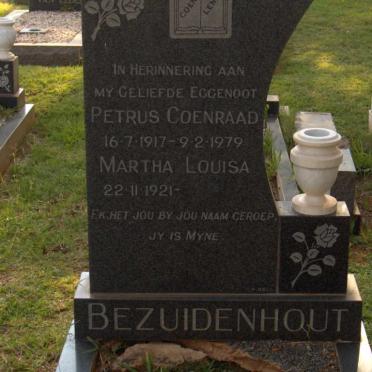 BEZUIDENHOUT Petrus Coenraad 1917-1979 &amp; Martha Louisa 1921-
