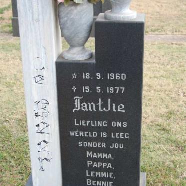 BEER Jantjie, de 1960-1977