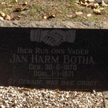 BOTHA Jan Harm 1878-1971