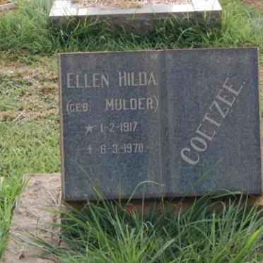 COETZEE Ellen Hilda nee MULDER 1917-1970