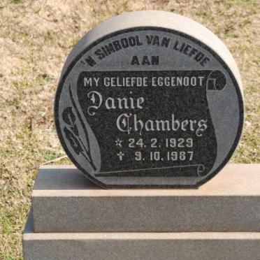 CHAMBERS Danie 1929-1987