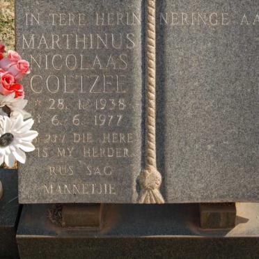 COETZEE Marthinus Nicolaas 1938-1977
