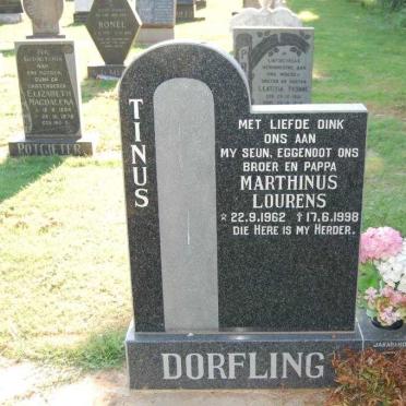 DORFLING Marthinus Lourens 1962-1998