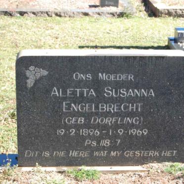 ENGELBRECHT Willem Gerhardus 1891-1980 &amp; Aletta Susanna DORFLING 1896-1969 