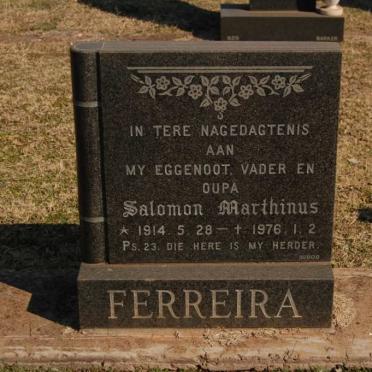 FERREIRA Salomon Marthinus 1914-1976