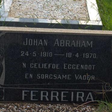 FERREIRA Johan Abraham 1910-1970