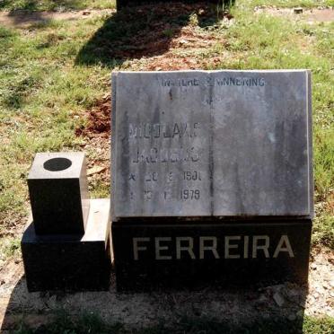 FERREIRA Nicolaas Jacobus 1901-1979