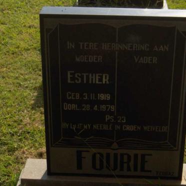 FOURIE Esther 1919-1979