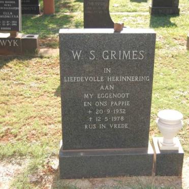 GRIMES W.S. 1932-1978