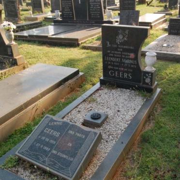 GEERS Leendert Marinus 1933-1979 &amp;  Lennie 1959-1982