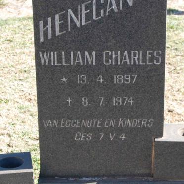 HENEGAN William Charles 1897-1974