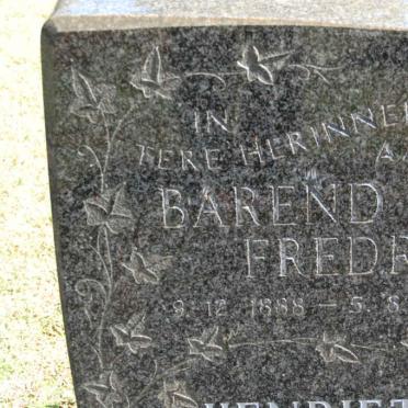 JACOBS Barend Fredrik 1888-1977 &amp; Hendrietta Cornelia ALANT 1897-1999 