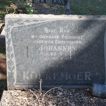 KOEKEMOER Johannes 1900-19?3