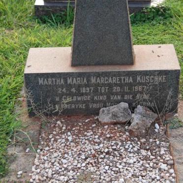KUSCHKE Martha Maria Margaretha 1897-1967