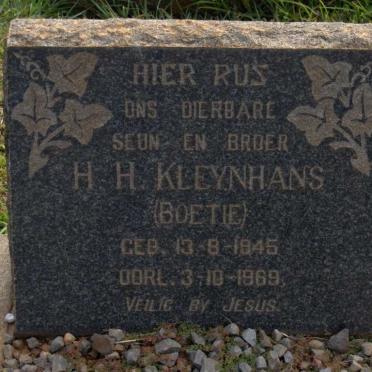 KLEYNHANS H.H. 1945-1969