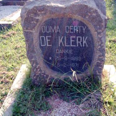 KLERK Gerty, de 1898-1971