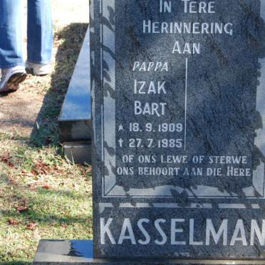 KASSELMAN Izak Bart 1909-1985