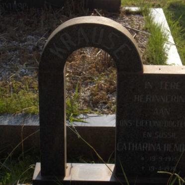 KRAUSE Catharina Hendrina 1975-1976
