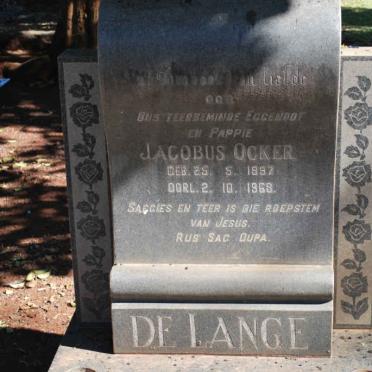 LANGE Jacobus Ocker, de 1897-1968