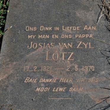 LÖTZ Josias van Zyl 1921-1970