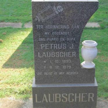 LAUBSCHER Petrus J. 1893-1979