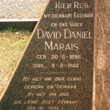 MARAIS David Daniel 1896-1962