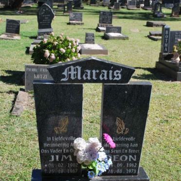 MARAIS Jim 1902-1967 :: MARAIS Deon 1962-1973