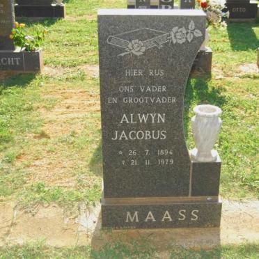 MAASS Alwyn Jacobus 1894-1979